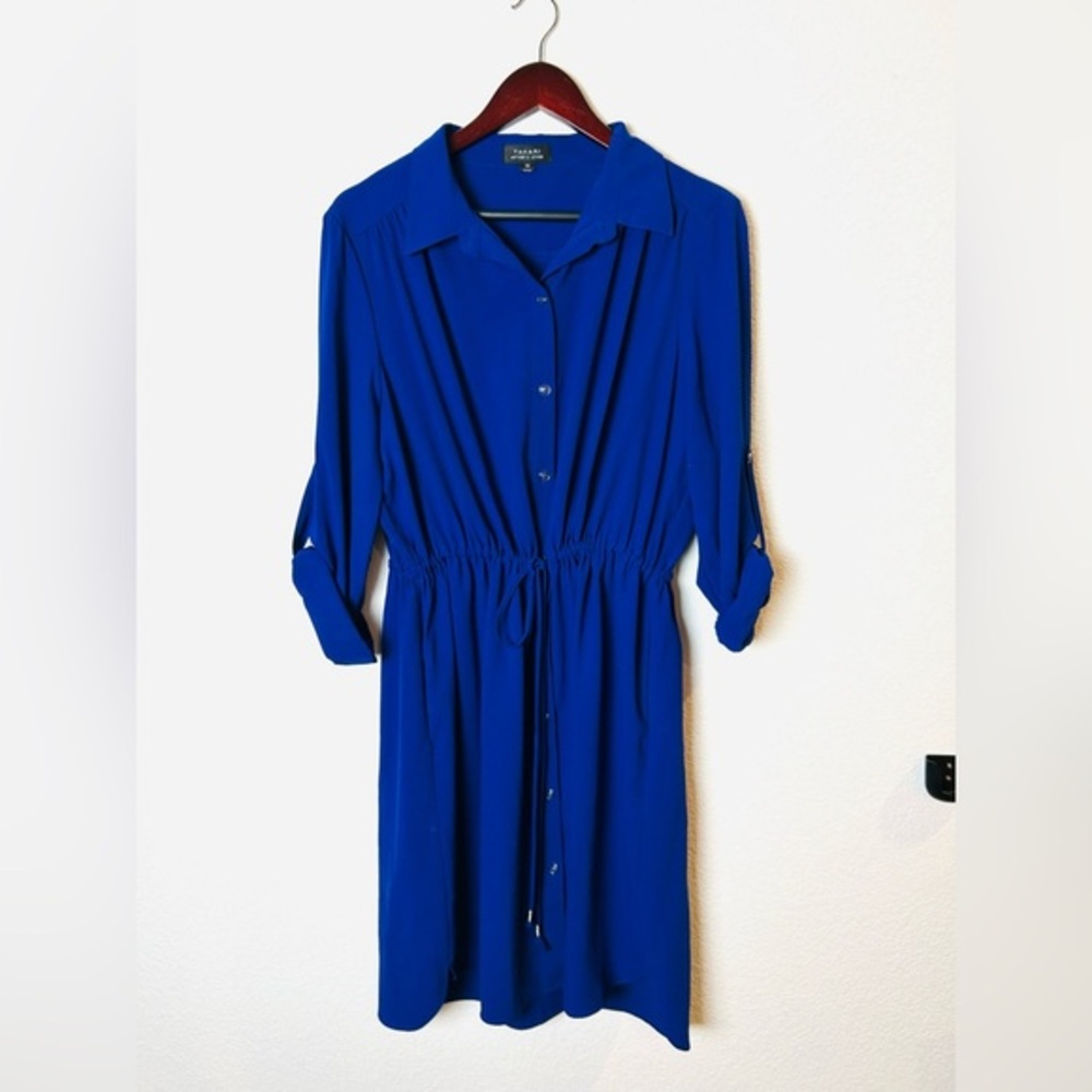 Elegant Blue Midi Dress